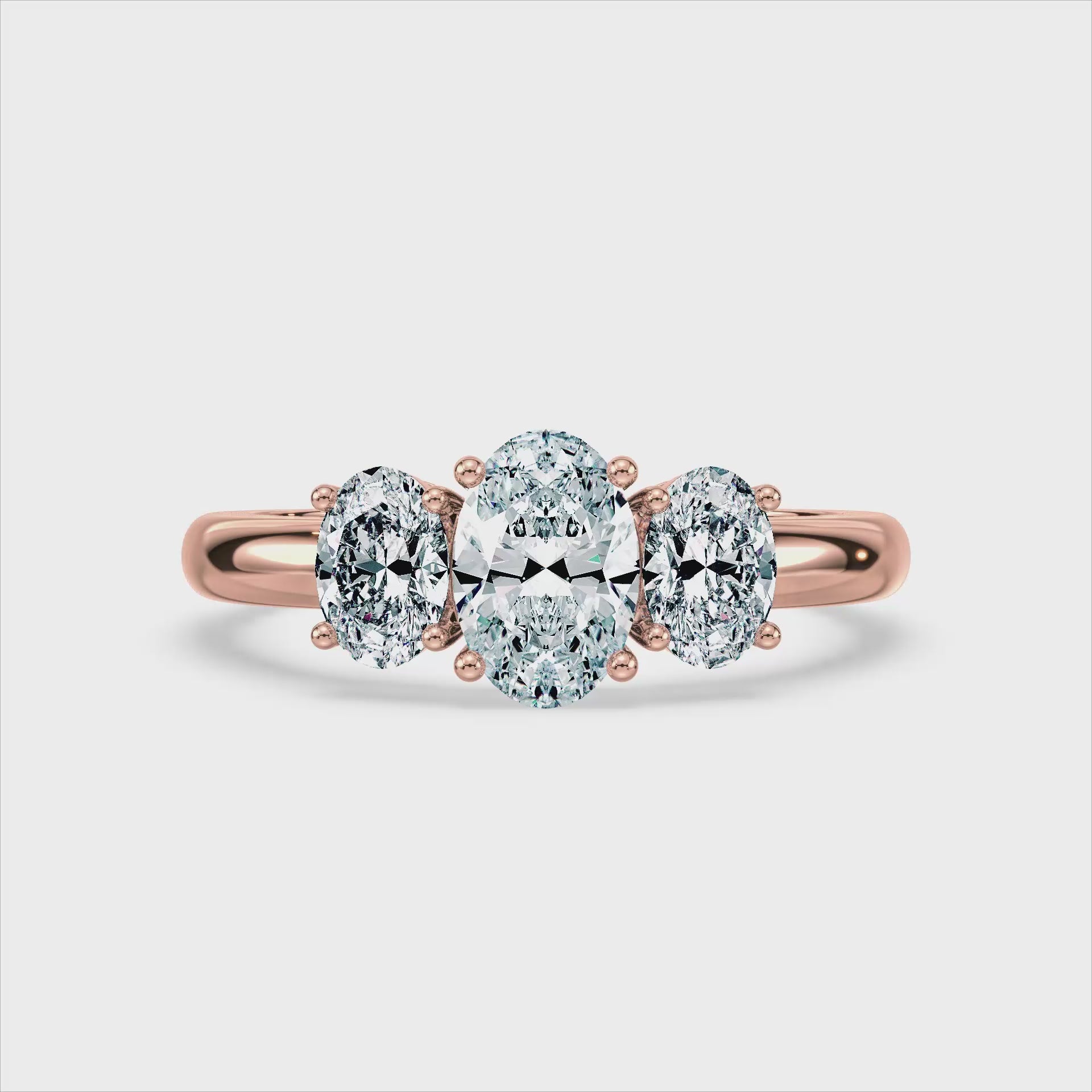 (Royal Asscher Oval - Rose - Video)